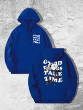 Good Things Take Time Flower Print Men&