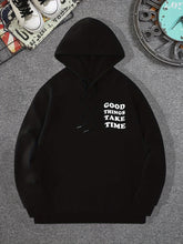Good Things Take Time Flower Print Men&