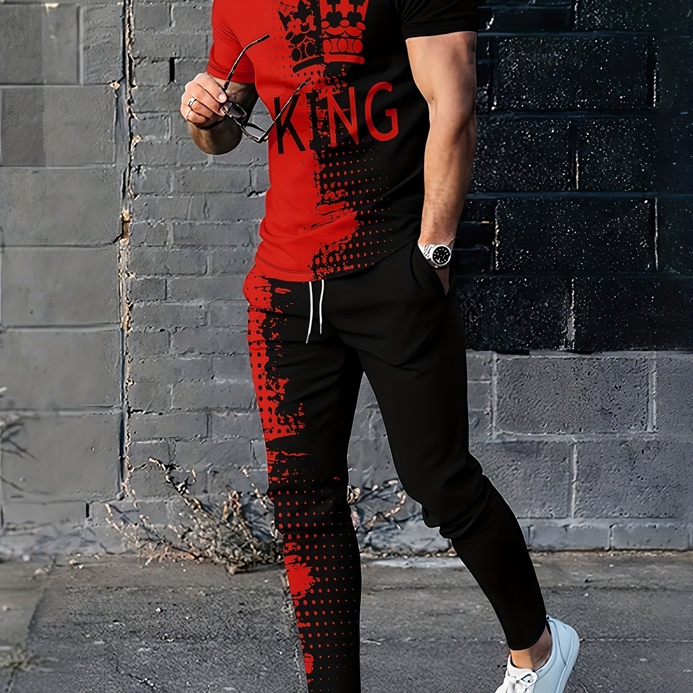 Ink Splatter Print, Men&