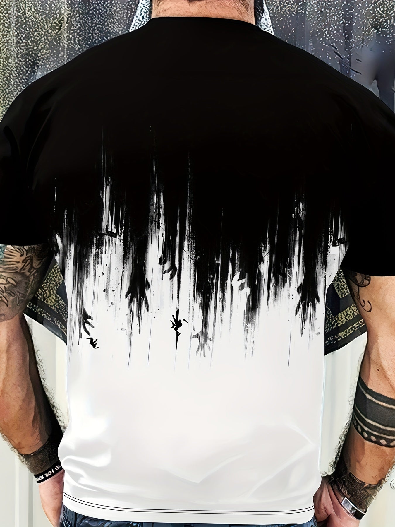 Ink Splatter Print, Men&