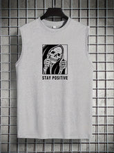 Skull Print Men&