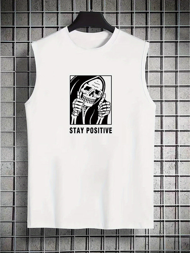 Skull Print Men&
