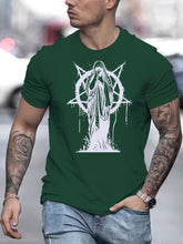 Trendy Nun Pattern Print Men&