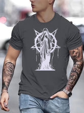 Trendy Nun Pattern Print Men&