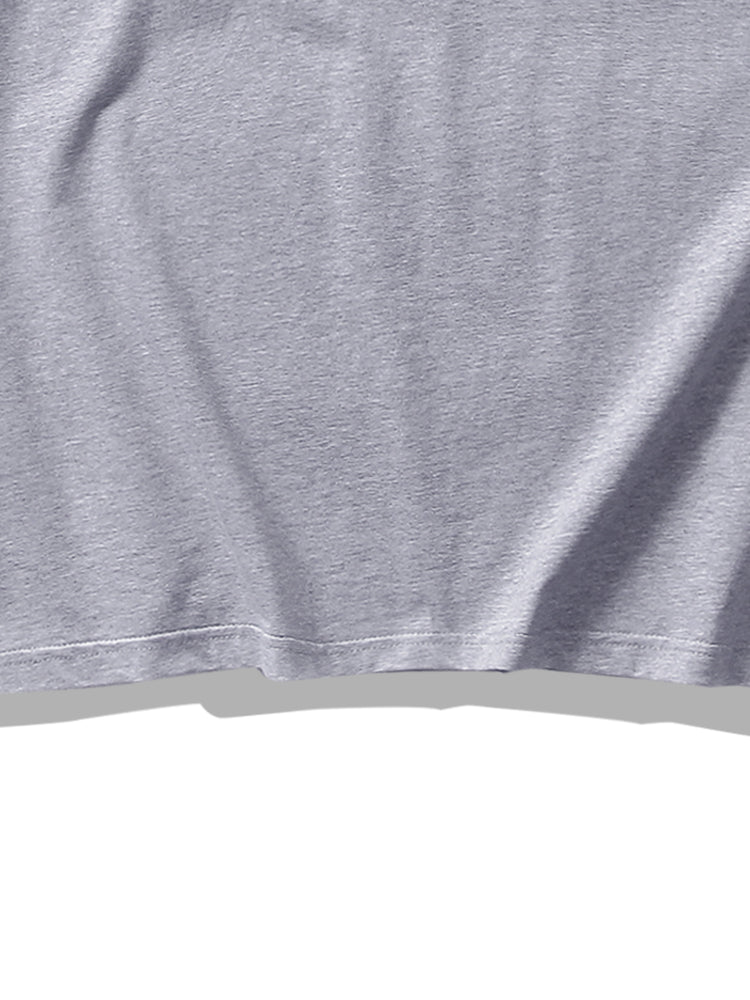 Trendy Skeleton & Letter Pattern Print Men&