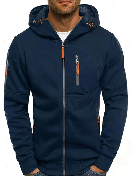 Casual Comfy Long Sleeve Hoodie - Men&