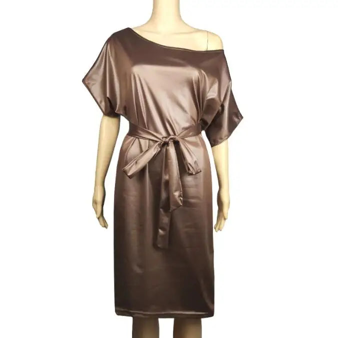 Casual Dresses Black Asymmetrical Sexy Faux - Lena & Miles Exquisite Boutique LLC.