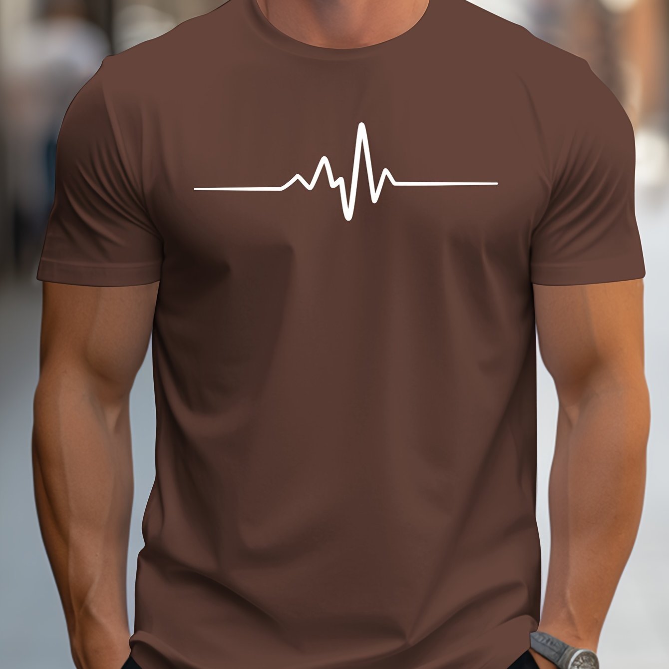 Creative Graphic Print Men&