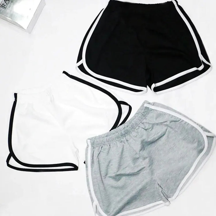 Elastic Shorts for Women, Loose Fitting, Quick Drying, Summer Thin Running, Fitness, Leisure, and Anti External Wear. Instagram - Lena & Miles Exquisite Boutique LLC.