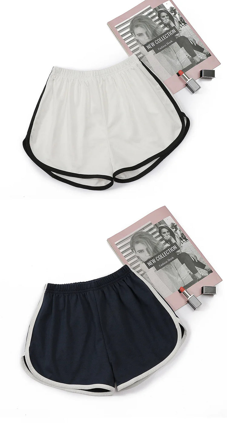 Elastic Shorts for Women, Loose Fitting, Quick Drying, Summer Thin Running, Fitness, Leisure, and Anti External Wear. Instagram - Lena & Miles Exquisite Boutique LLC.