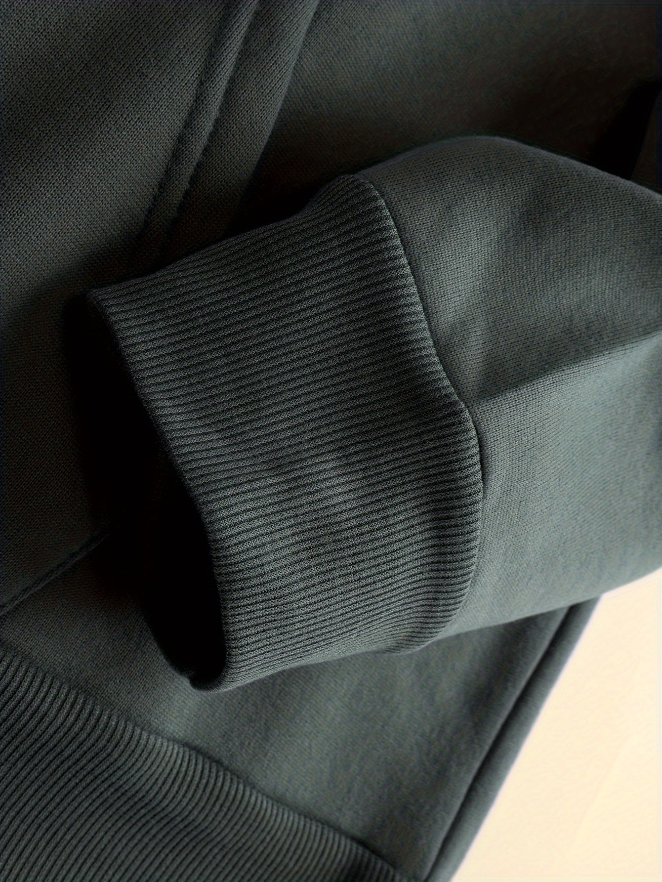 FAITH Print Kangaroo Pocket Hoodie, Casual Long Sleeve Drawstring Hoodies Sweatshirt, Men&