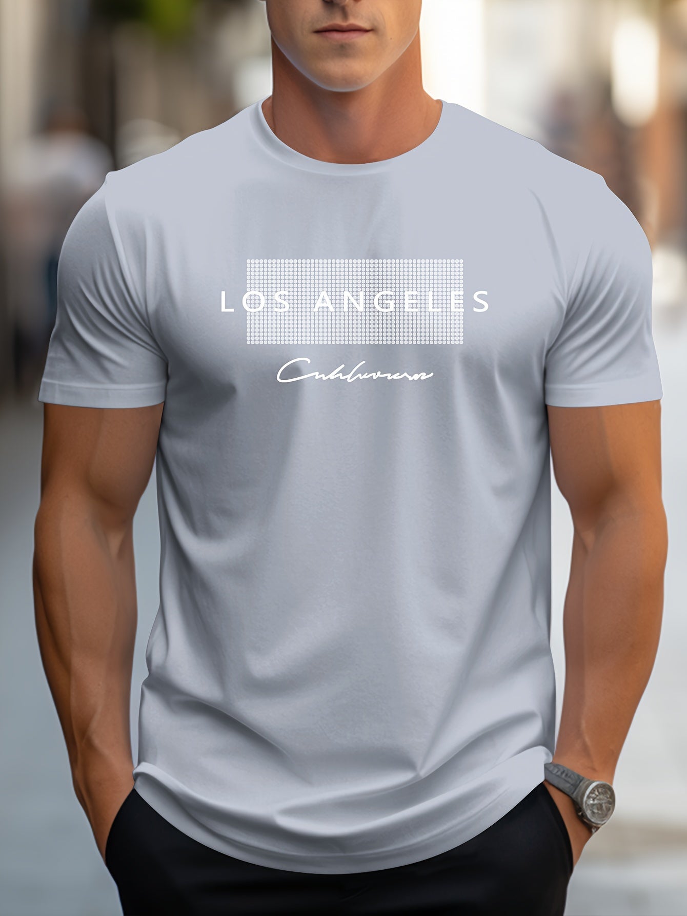 LOS ANGELES Graphic Print Men&