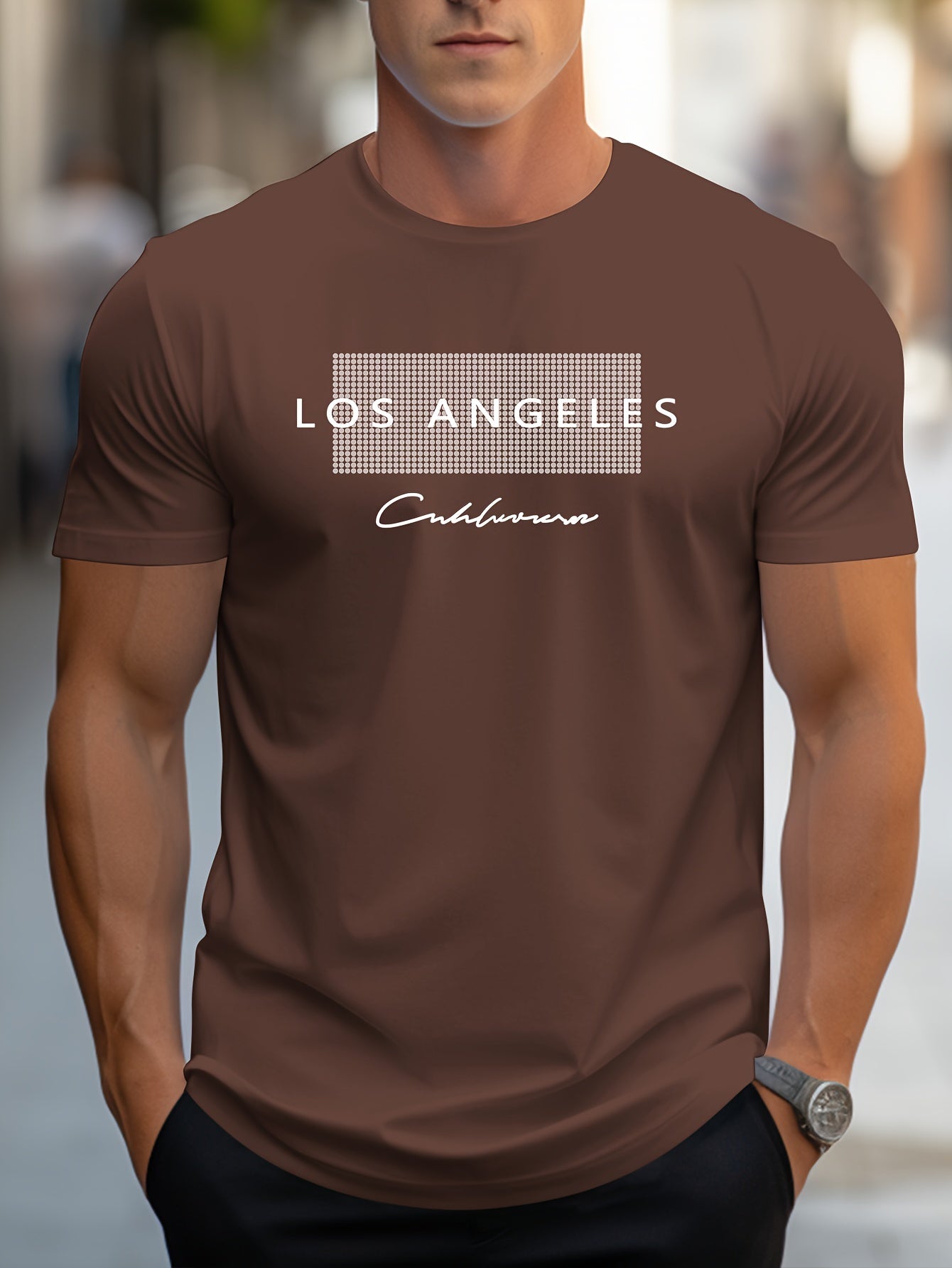 LOS ANGELES Graphic Print Men&