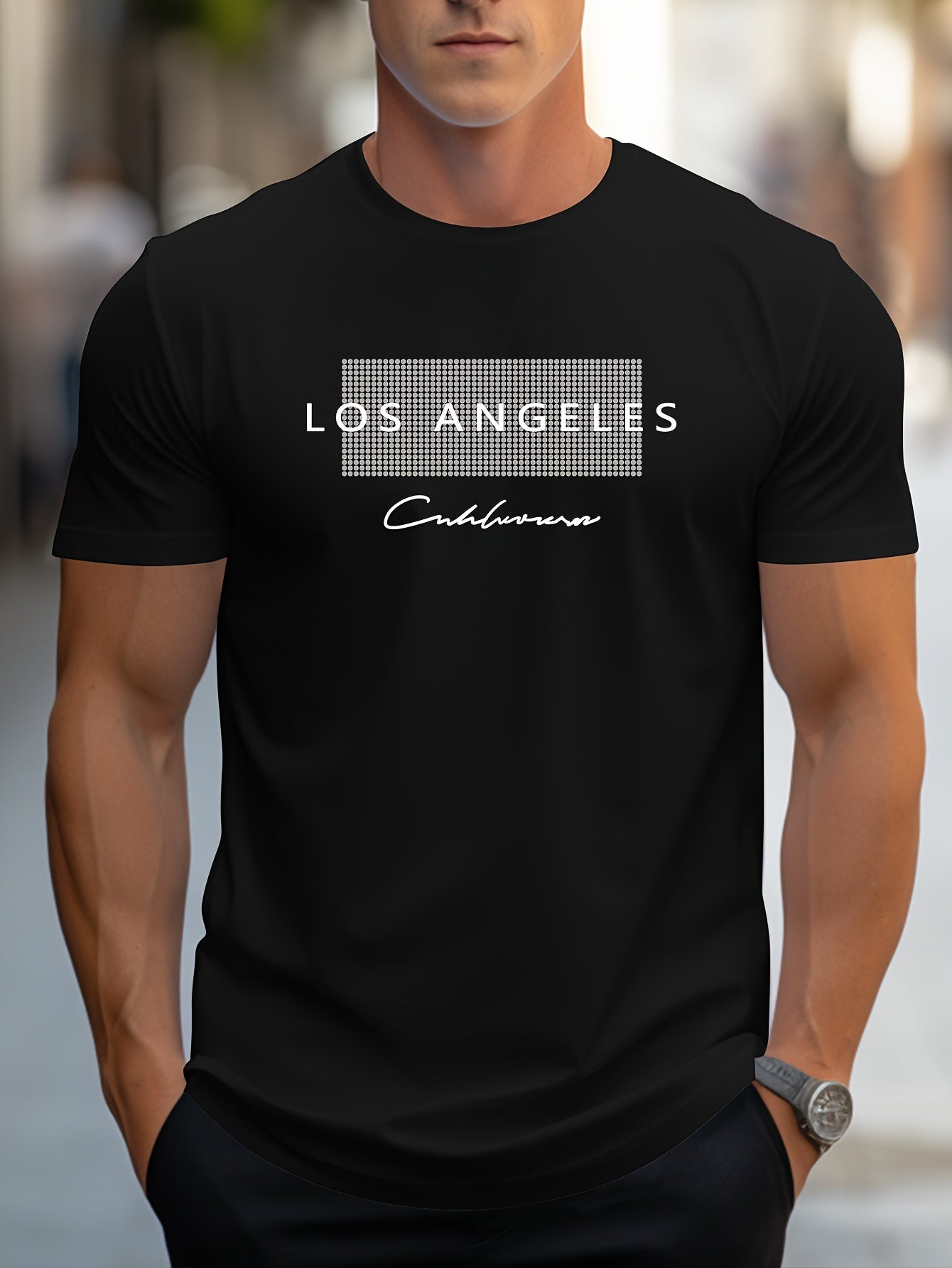 LOS ANGELES Graphic Print Men&