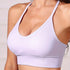Seamless Halter Sports Bra, Comfy Yoga Fitness Adjustable Bra, Women&