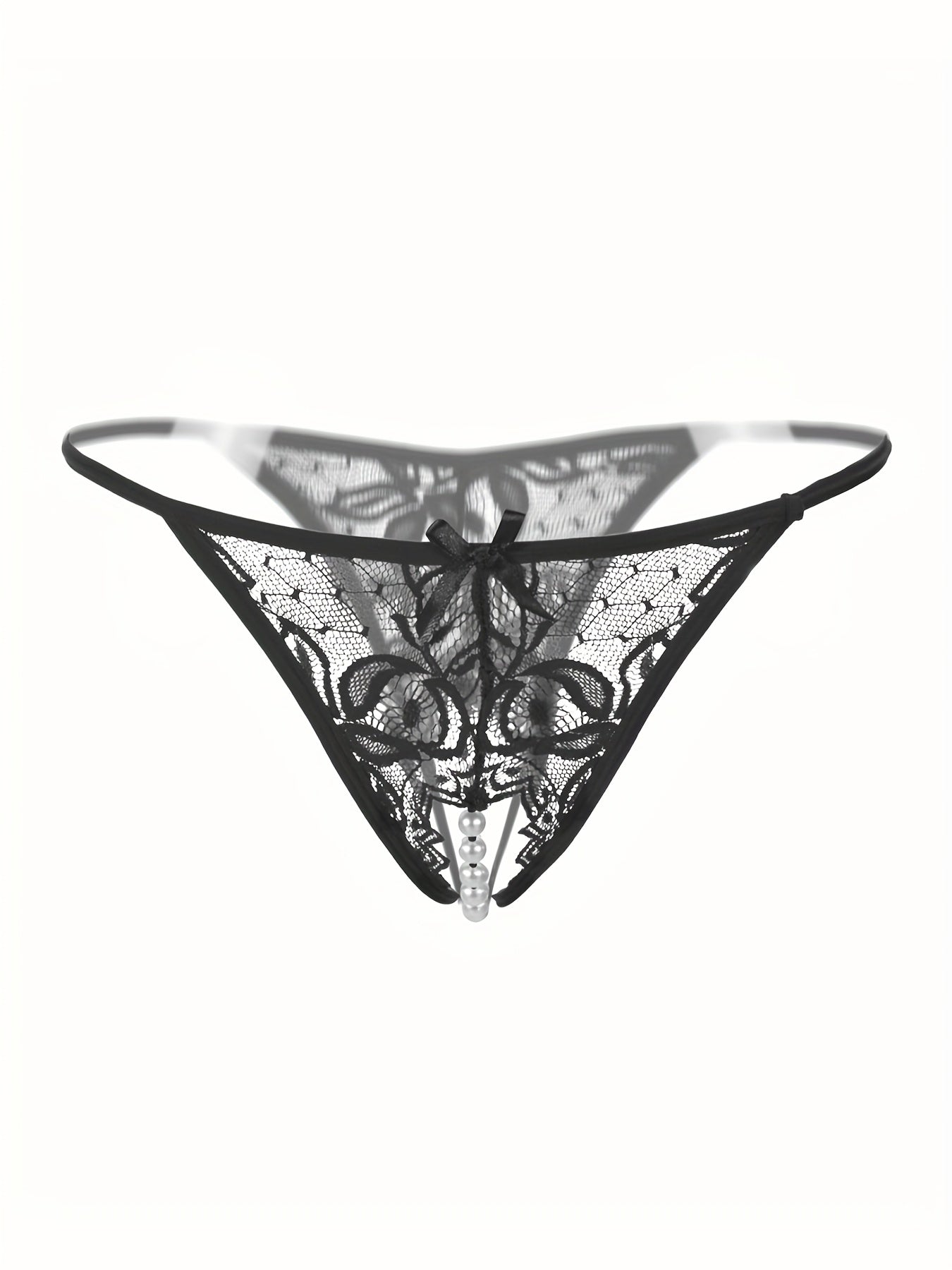 Sexy Floral Lace Thongs - Comfortable Women&