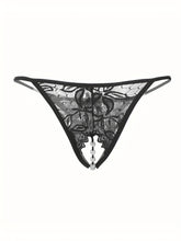 Sexy Floral Lace Thongs - Comfortable Women&