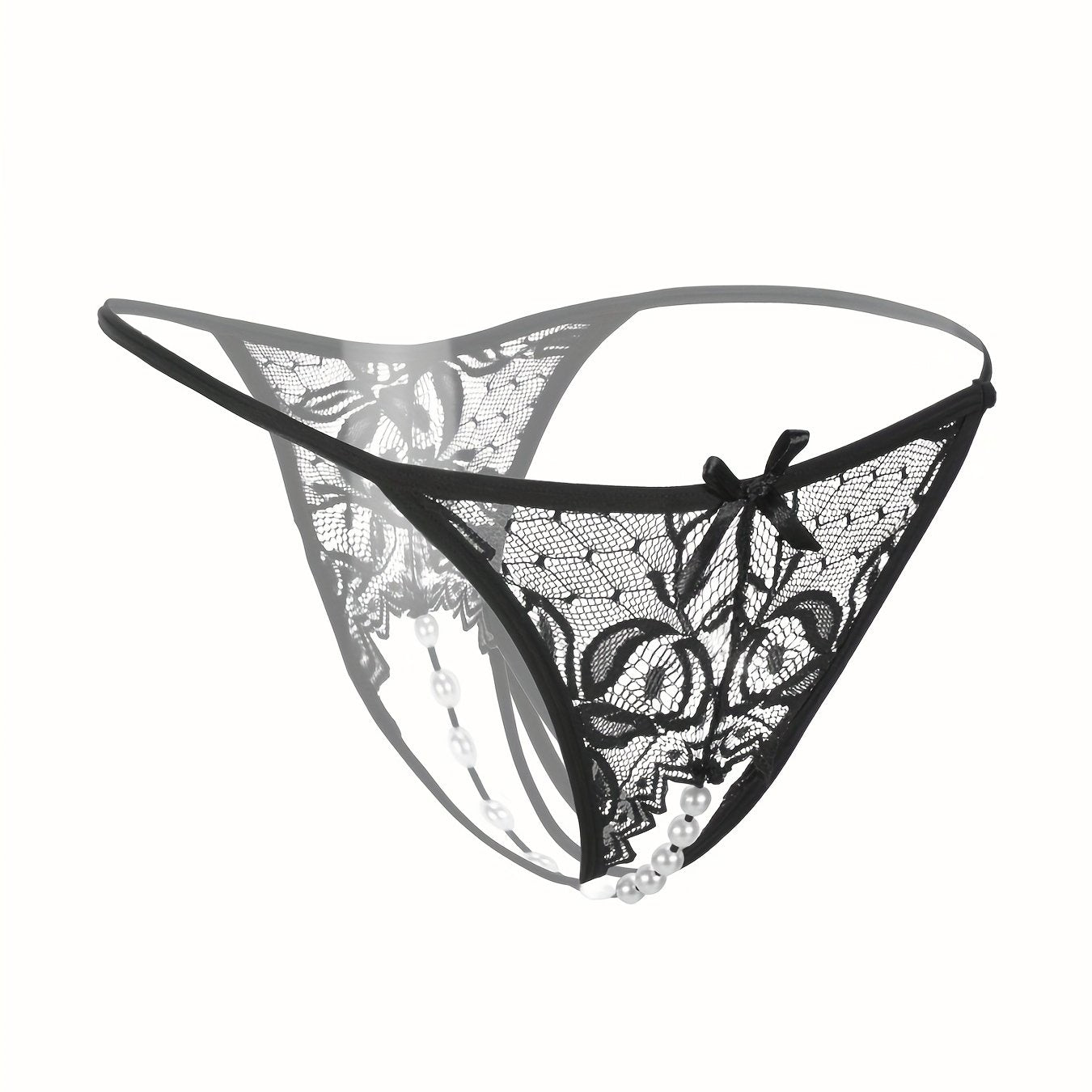 Sexy Floral Lace Thongs - Comfortable Women&