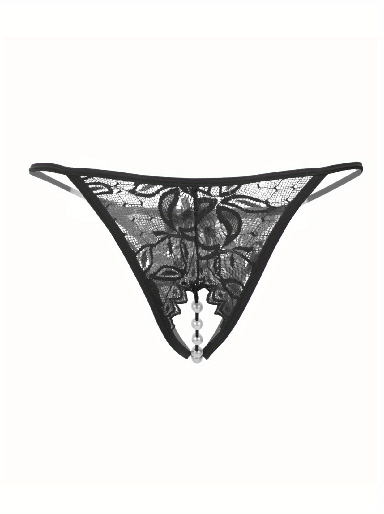 Sexy Floral Lace Thongs - Comfortable Women&