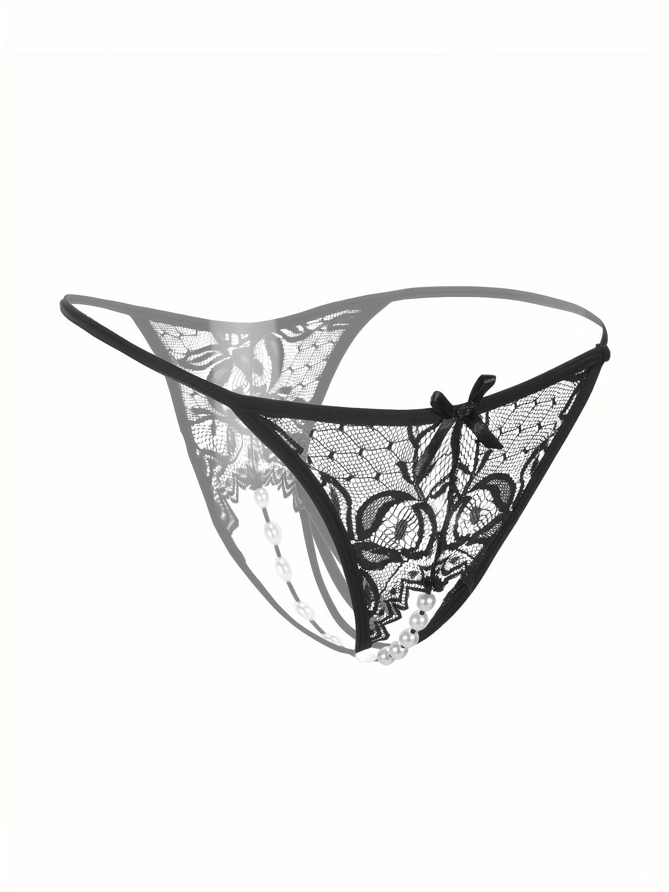 Sexy Floral Lace Thongs - Comfortable Women&