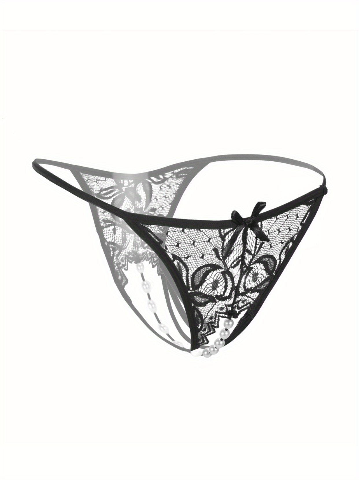 Sexy Floral Lace Thongs - Comfortable Women&