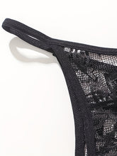 Sexy Floral Lace Thongs - Comfortable Women&