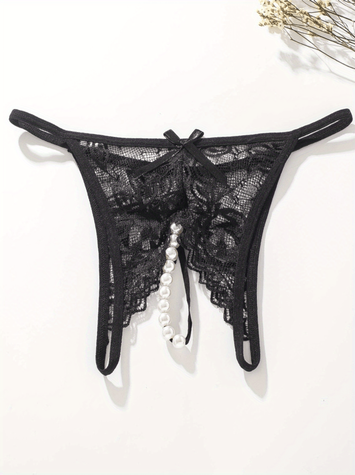 Sexy Floral Lace Thongs - Comfortable Women&