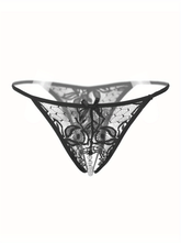 Sexy Floral Lace Thongs - Comfortable Women&