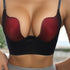 Simple Solid Scoop Bra, Comfy & Breathable Push Up Bra, Women&
