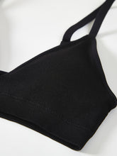 Simple Solid Wireless Bra, Comfy & Breathable Stretch Intimates Bra, Women&