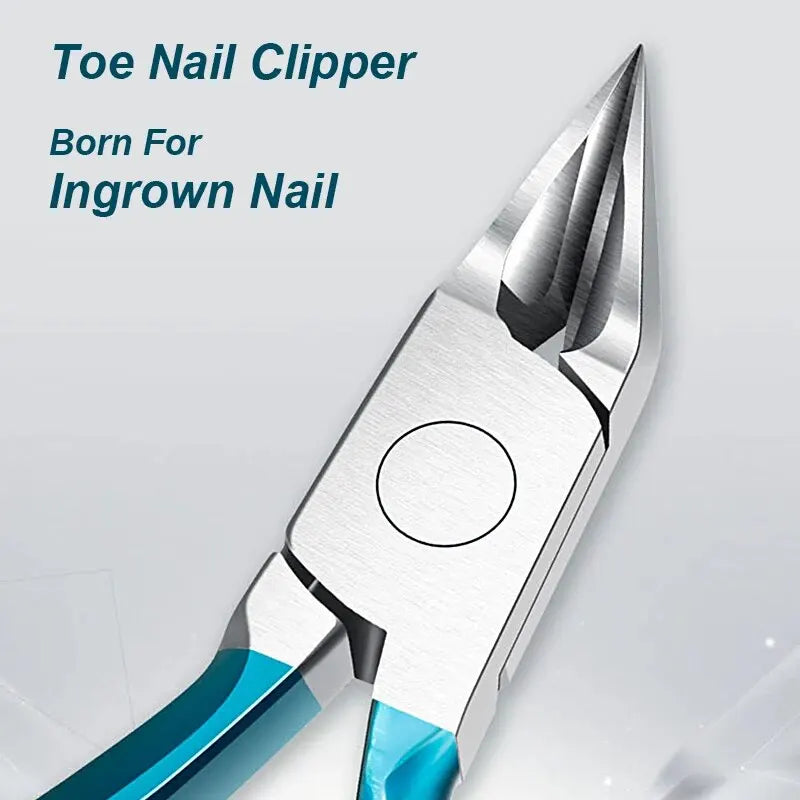 Toe Nail Clipper For Ingrown Or Thick Toenails Toenails Trimmer Professional Podiatrist Toenail Nipper With Stainless Steel Supe - Lena & Miles Exquisite Boutique LLC.