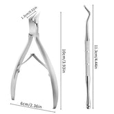 Toe Nail Clipper For Ingrown Or Thick Toenails Toenails Trimmer Professional Podiatrist Toenail Nipper With Stainless Steel Supe - Lena & Miles Exquisite Boutique LLC.
