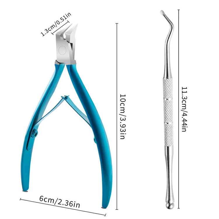 Toe Nail Clipper For Ingrown Or Thick Toenails Toenails Trimmer Professional Podiatrist Toenail Nipper With Stainless Steel Supe - Lena & Miles Exquisite Boutique LLC.