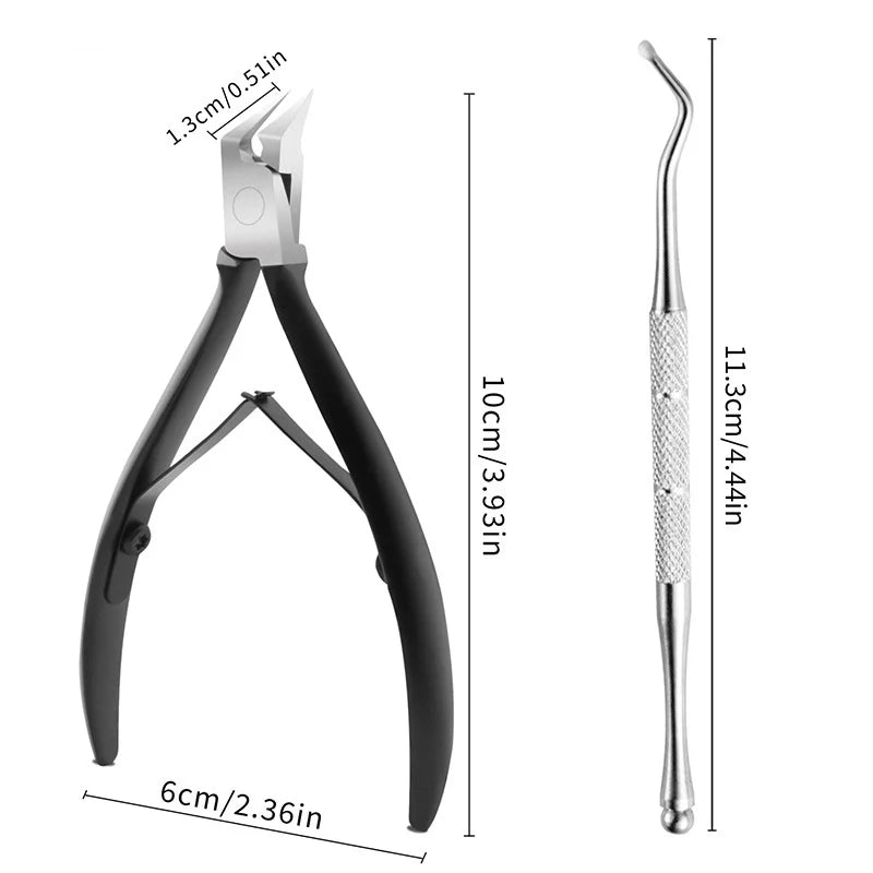 Toe Nail Clipper For Ingrown Or Thick Toenails Toenails Trimmer Professional Podiatrist Toenail Nipper With Stainless Steel Supe - Lena & Miles Exquisite Boutique LLC.