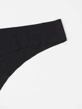 5pcs Seamless Solid Thongs, Soft & Comfy Stretchy Intimates Panties, Women&