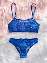 Elegant Polka Dot Mesh Unlined Bra & Panty Set - Sexy Semi-Sheer Lingerie with Bow Detail, Comfortable Knit - Lena & Miles Exquisite Boutique LLC.