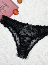 Elegant Polka Dot Mesh Unlined Bra & Panty Set - Sexy Semi-Sheer Lingerie with Bow Detail, Comfortable Knit - Lena & Miles Exquisite Boutique LLC.