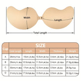 Invisible Stick-On Lift Bra, Comfort Strapless & Seamless Push Up Anti-convex Bra, Women&