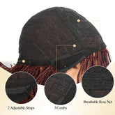 Braid Wig Short Braided Wigs For Women Synthetic Short Box Braided Wig With Bangs Small Box Braided Wigs Bob Braid Wigs - Lena & Miles Exquisite Boutique LLC.