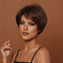 Synthetic 8 Inch Short Brown Wigs Pixie Cut Wigs For Women Daily Or Cosplay Use - Lena & Miles Exquisite Boutique LLC.