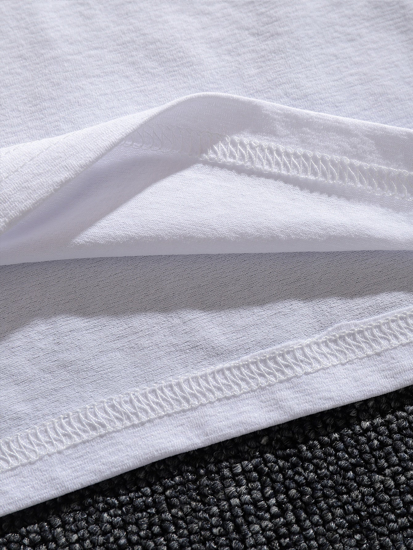 Gothic Style Letter Print Men&