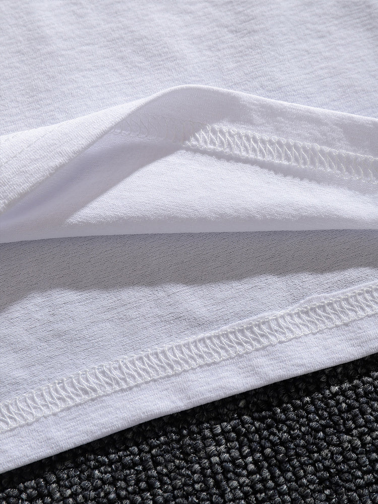 Gothic Style Letter Print Men&