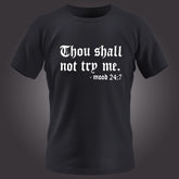 Gothic Style Letter Print Men&