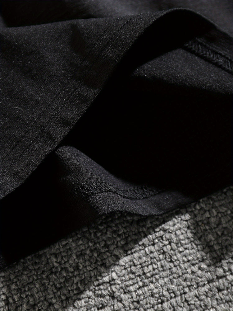 Gothic Style Letter Print Men&