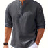 Solid Lapel Shirt, Men&