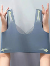 Soft & Comfortable Contrast Lace Wireless Bra, Women&