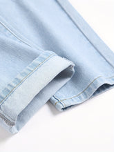 Men Distressed Straight Street Wear Letter&Heart Embroidered Ripped Jeans Casual Slim-fitting Menswear Clothing Denim Men&