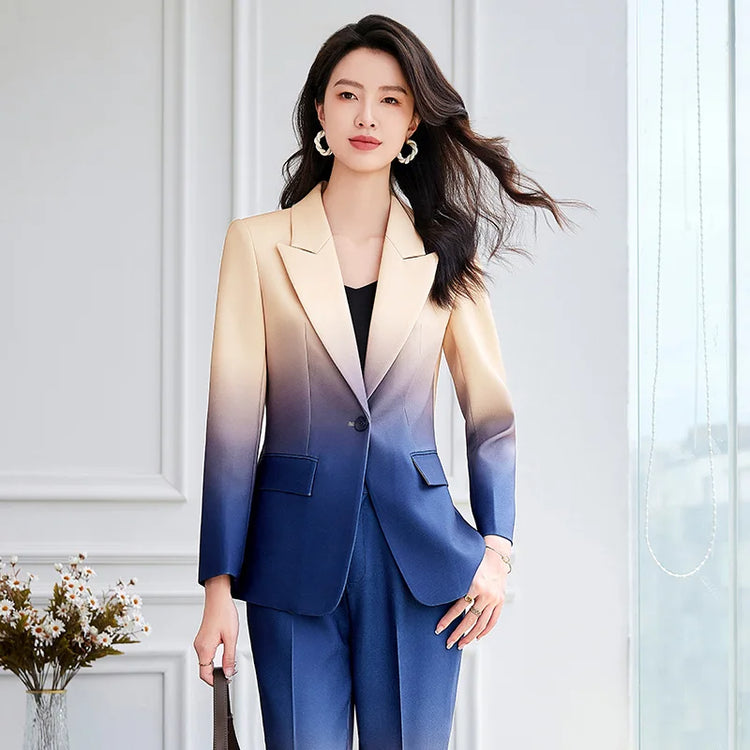HIGH STREET Newest Fashion 2024 Designer Suit Set Women&