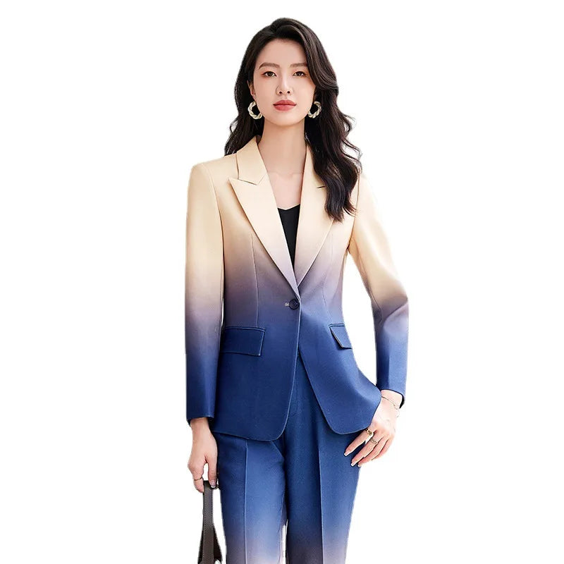 HIGH STREET Newest Fashion 2024 Designer Suit Set Women&