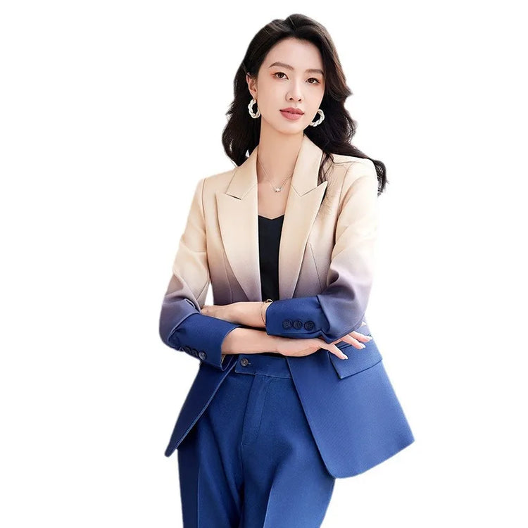 HIGH STREET Newest Fashion 2024 Designer Suit Set Women&